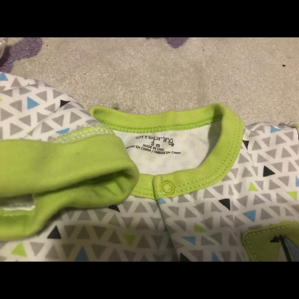 Offspring onesie and hat